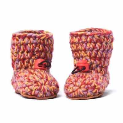 Wool Baby Booties | Aina | 0 – 12 mths