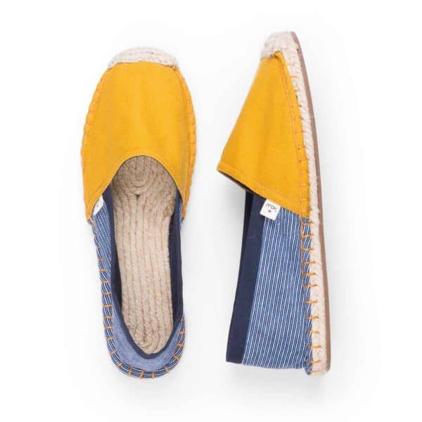 Classic Mango Yellow Espadrilles for Women