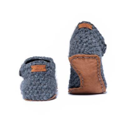 Charcoal Bamboo Wool Slippers | Low Top