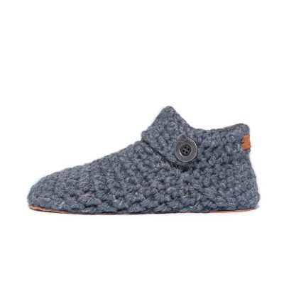 Charcoal Bamboo Wool Slippers | Low Top
