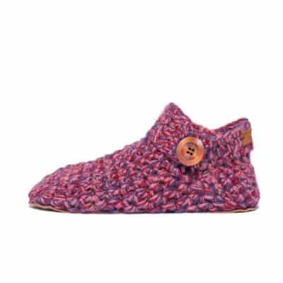 Heather Bamboo Wool Slippers | Low Top