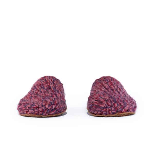 Heather Pink Original Wool Slippers for Men and Women