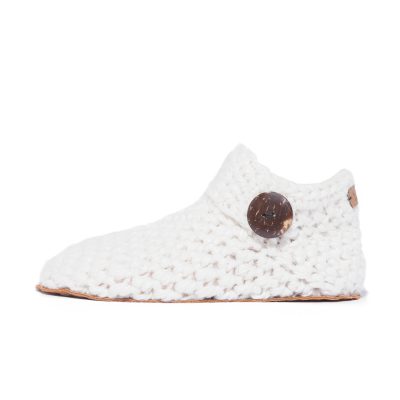 Snow Bamboo Wool Slippers | Low Top