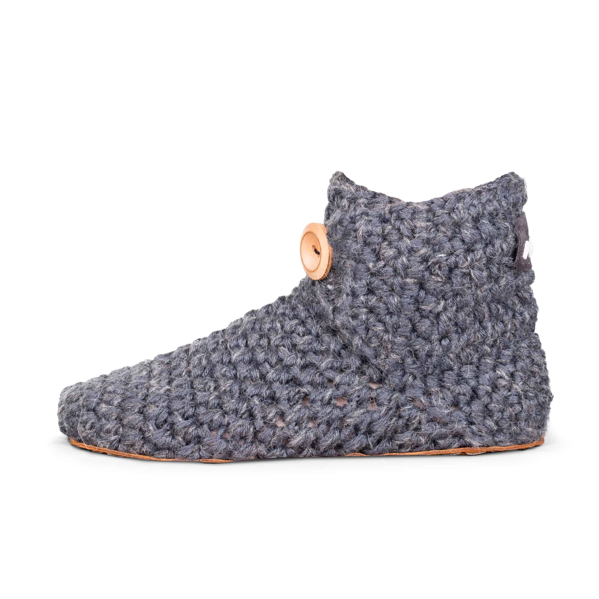 NEW Exclusive Floris x KOW Bamboo Wool Slippers | Charcoal