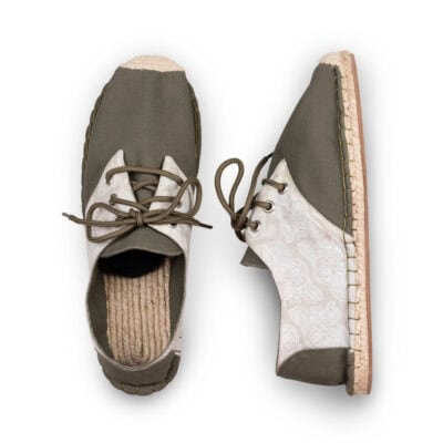 Boteh Lace Up Espadrilles for Men