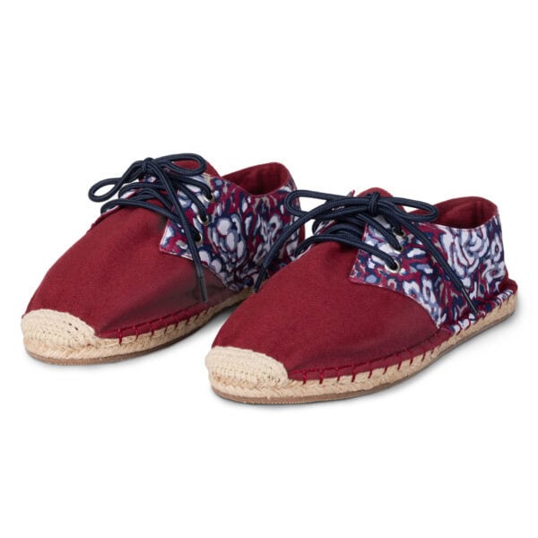 Red Desert Espadrilles Lace Ups for Women by Kingdom of Wow