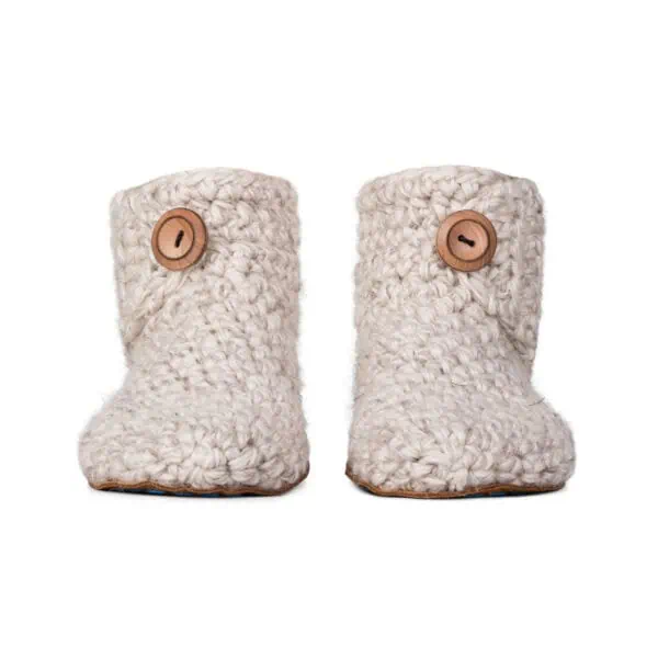 Floris x KOW Bamboo Wool Slippers Sloffen by Kingdom of Wow Chai Beige