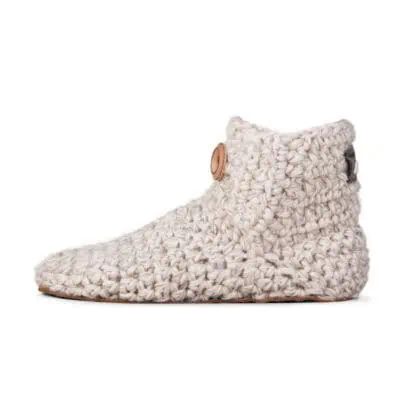 NEW Exclusive Floris x KOW Bamboo Wool Slippers in Chai