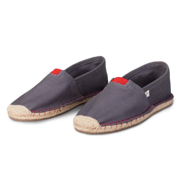 Urban Storm Grau und Rote Espadrilles für Männer